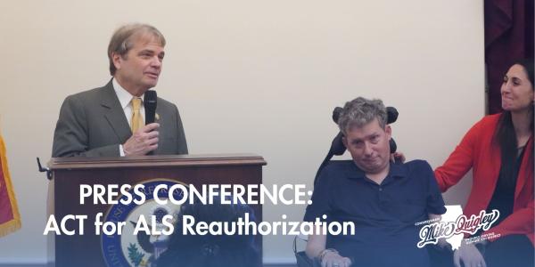YouTube thumb nail for Quigley's ACT for ALS press conference