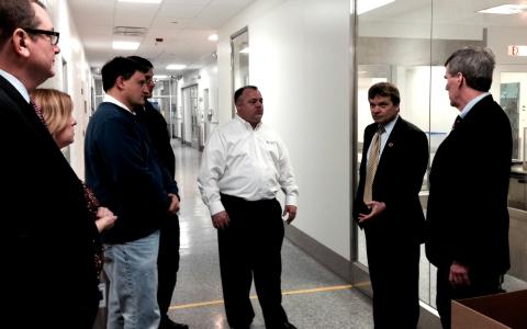 Rep. Quigley meeting with leaders of Fresenius Kabi’s Melrose Park and U.S. headquarters locations.