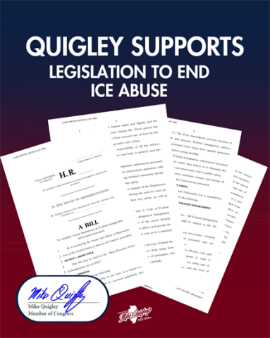 Quigley cosponsors bills to stop ICE abuse