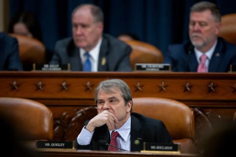 Quigley listens intently during a Committee hearing