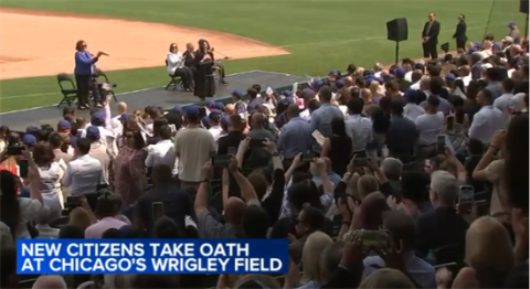 News of Wrigley Oath Ceremony