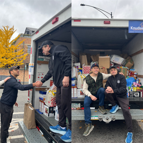 Quigley and Knudsen support food drive to help neighbors in need