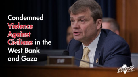 Quigley Condemns Violence Against Civilians in Gaza and West Bank