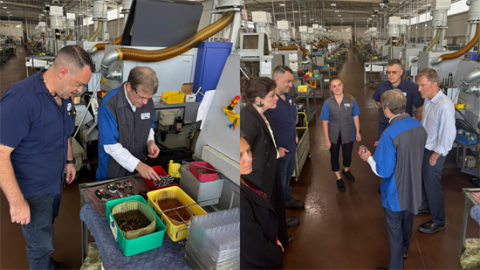 Quigley visits EJ Basler Manufacturing