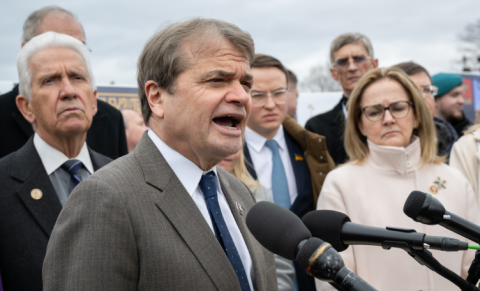 Quigley speaks at press conference