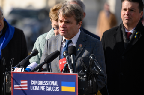 Quigley speaking at Ukraine Caucus Event