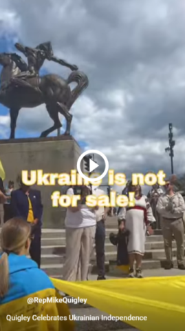 Quigley celebrates Ukrainian Independence