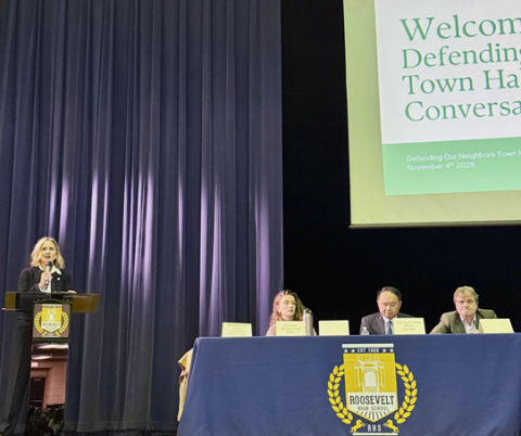 Quigley attends Commissioner Degnen's Townhall