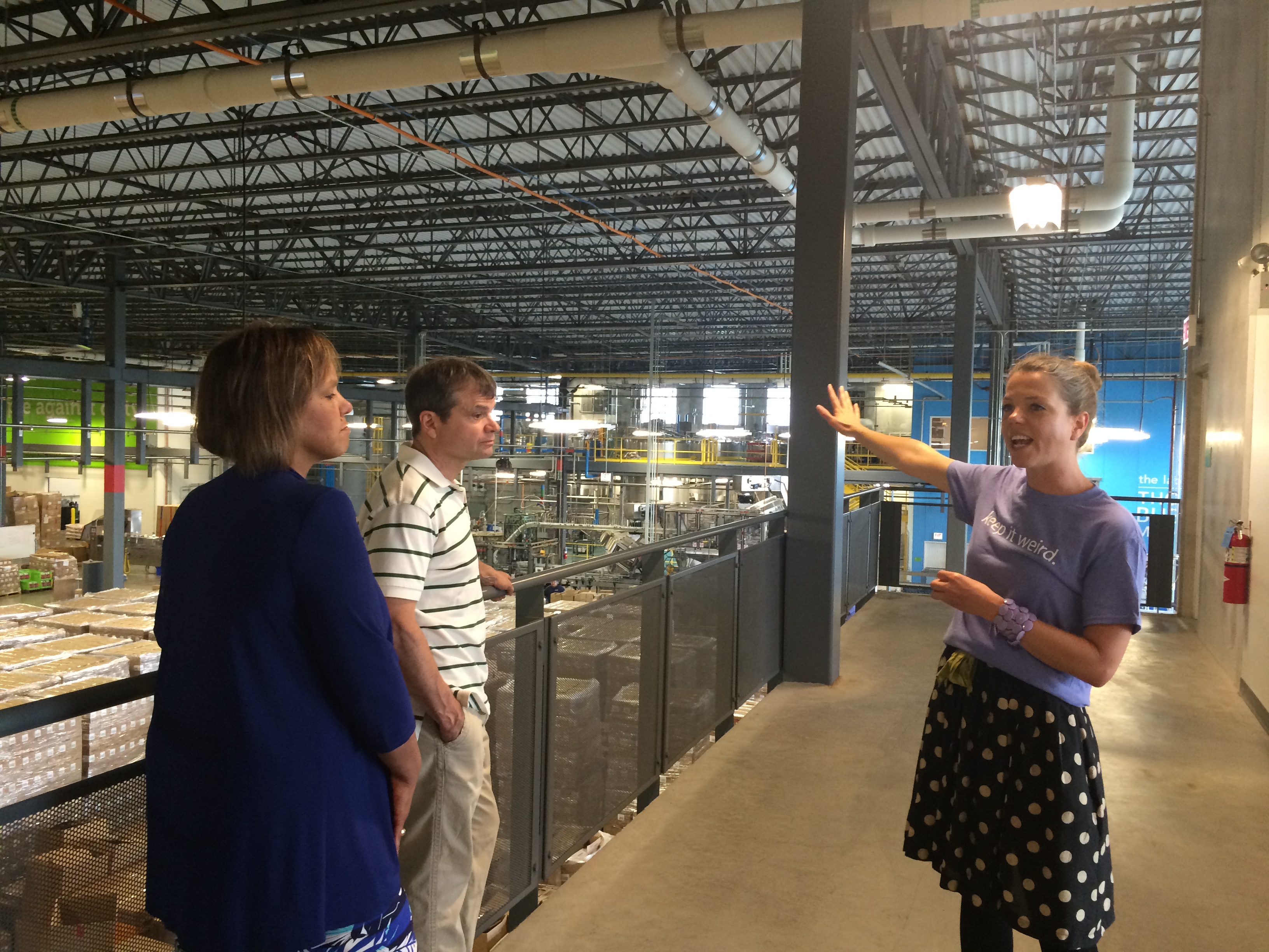 Rep. Robin Kelly (IL-02) and Rep. Mike Quigley (IL-05) on tour of Method Soap Factory.