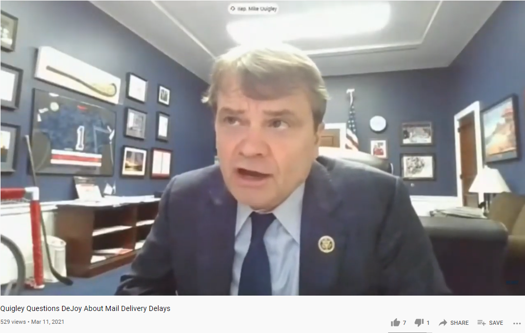 Congressman Mike Quigley speaks from his office via video link