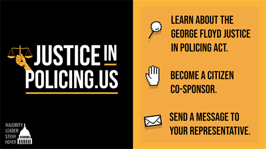 Become a citizen cosponsor of the George Floyd Justice in Policing Act